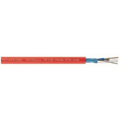 Gaisrinis nedegus kabelis Technokabel HTKSHekw FE180/Ph90 E30-E90 1x2x1.4mm (500m, B2ca, s1a, d0, a1, ekranuotas) Gaisrinis nedegus kabelis Technokabel HTKSHekw FE180/Ph90 E30-E90 1x2x1.4mm (500m, B2ca, s1a, d0, a1, ekranuotas)