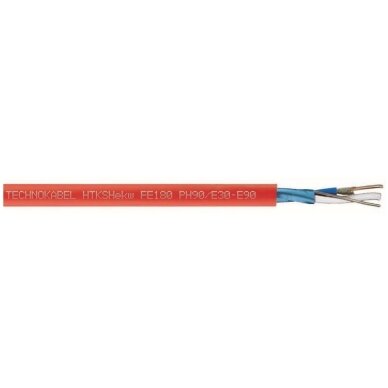 Gaisrinis kabelis Technokabel HTKSHekw 1x2x1.0mm (ekranuotas, monolitas, B2ca, 100m) Gaisrinis kabelis Technokabel HTKSHekw 1x2x1.0mm (ekranuotas, monolitas, B2ca, 100m)