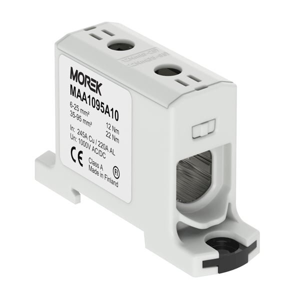 Gnybtas OTL95 1x6-95mm2 Morek MAA1095A10 (pilkas) Gnybtas OTL95 1x6-95mm2 Morek MAA1095A10 (pilkas)