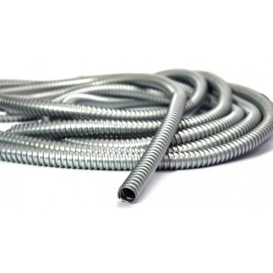 Gofruotas metalinis vamzdis D29 (ritė 25m) Gofruotas metalinis vamzdis D29 (ritė 25m)