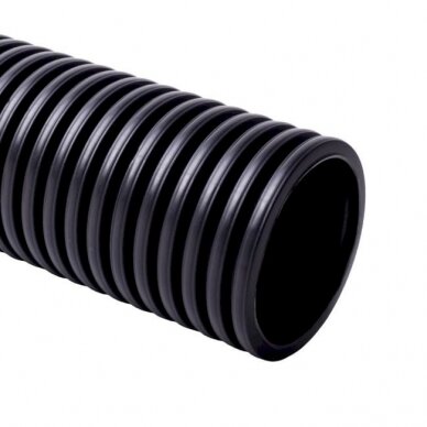 Gofruotas vamzdis 50mm (behologenų, juodas, 50m, 750 N/5 cm, D50) GLOB-EL GL602UVW Gofruotas vamzdis 50mm (behologenų, juodas, 50m, 750 N/5 cm, D50) GLOB-EL GL602UVW