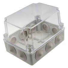 Hermetinė dėžutė su sandarikliais ir skaidriu dangteliu Pawbol S-BOX 406H-P (190x110x140)