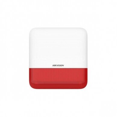 Hikvision sirena DS-PS1-E-WE AX PRO (raudona) Hikvision sirena DS-PS1-E-WE AX PRO (raudona)