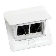 Įleidžiama modulinė dėžutė 4 mod. Legrand 654001 (metalinė, balta) Įleidžiama modulinė dėžutė 4 mod. Legrand 654001 (metalinė, balta)