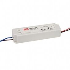 Impulsinis LED maitinimo šaltinis Mean Well LPV-60-24 (24V, 60W, 2.5A)