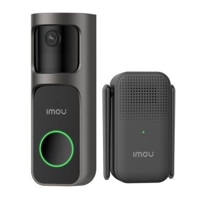 Imou WiFi belaidis durų skambutis su kamera 2S, 3MP, DB-2SP-3T0W/DS2S Imou WiFi belaidis durų skambutis su kamera 2S, 3MP, DB-2SP-3T0W/DS2S