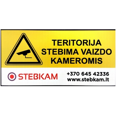 Informacinis lipdukas Informacinis lipdukas