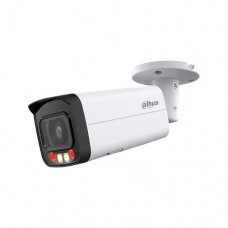 IP kamera HFW2449T-AS-IL. 5MP FULL-COLOR. IR+LED pašvietimas iki 50/60m, 3.6mm 92°, PoE, IP67