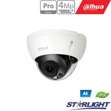 IP kam. AI 4M 2K kupol. STARLIGHT + su LXIR iki 50m, 4MP(2688×1520)1~25fps, 2.8mm, H.265+, ePoE,IK10 IP kam. AI 4M 2K kupol. STARLIGHT + su LXIR iki 50m, 4MP(2688×1520)1~25fps, 2.8mm, H.265+, ePoE,IK10