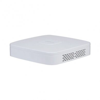 IP įrašymo įrenginys 4 kam., 4K 16MP, 1HDD, 80Mbps, 4PoE įėjimai, H.265/H.264, IVS IP įrašymo įrenginys 4 kam., 4K 16MP, 1HDD, 80Mbps, 4PoE įėjimai, H.265/H.264, IVS