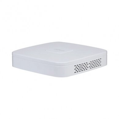 IP įrašymo įrenginys 4 kam., 4K 16MP, 1HDD, 80Mbps, H.265/H.264, IVS IP įrašymo įrenginys 4 kam., 4K 16MP, 1HDD, 80Mbps, H.265/H.264, IVS