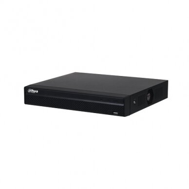IP įrašymo įrenginys 4 kam., 4K 8MP, 1HDD, 80Mbps, H.265/H.264, IVS IP įrašymo įrenginys 4 kam., 4K 8MP, 1HDD, 80Mbps, H.265/H.264, IVS