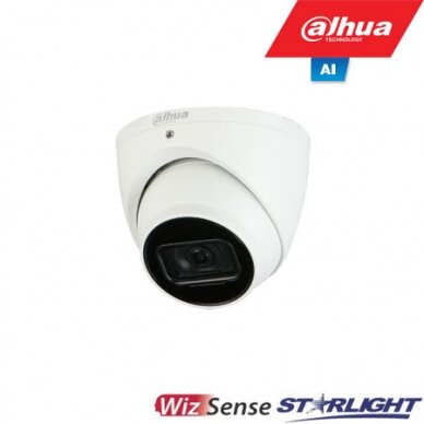 IP kamera HDW3841EM-AS 8MP, IR pašvietimas iki 30m, 2.8mm 108°, SMD, IVS, AI