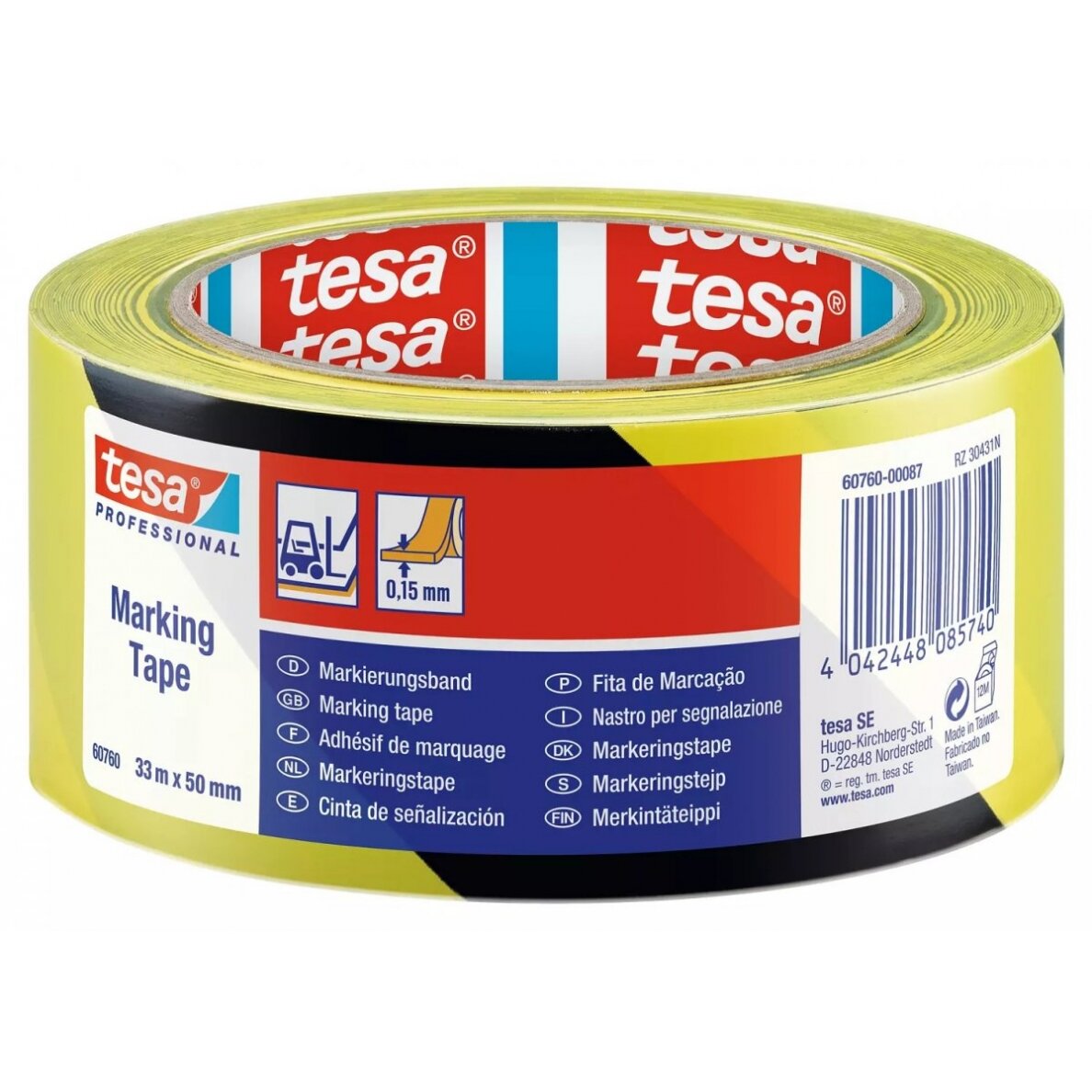 Įspėjamoji juosta grindų žymėjimui TESA 33m x 50mm 60760-00095-15 (geltona) Įspėjamoji juosta grindų žymėjimui TESA 33m x 50mm 60760-00095-15 (geltona)