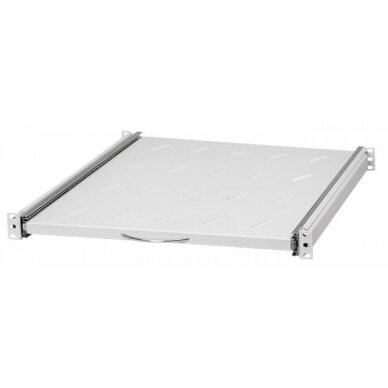 Ištraukiama lentyna 19\'\' spintai 1U 600mm A-HDB60G (su bėgeliais, pilka) Ištraukiama lentyna 19\'\' spintai 1U 600mm A-HDB60G (su bėgeliais, pilka)