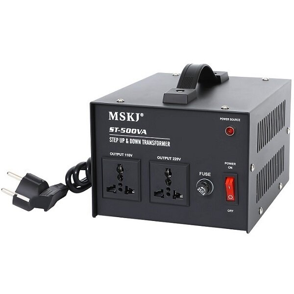 Įtampos transformatorius 110VAC-220VAC/ 220VAC-110VAC, 500W Įtampos transformatorius 110VAC-220VAC/ 220VAC-110VAC, 500W