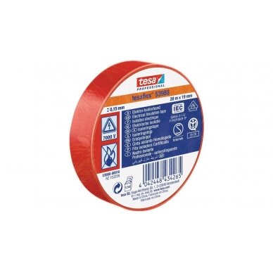 Izoliuojanti juosta TESA (raudona) 10m x 15mm 53988-00020-00 Izoliuojanti juosta TESA (raudona) 10m x 15mm 53988-00020-00