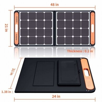 Jackery SolarSaga 100W saulės modulis 1