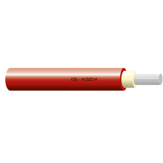 Kabelis SOLAR H1Z2Z-K 1x6 (raudonas, Dca, 1m) Kabelis SOLAR H1Z2Z-K 1x6 (raudonas, Dca, 1m)