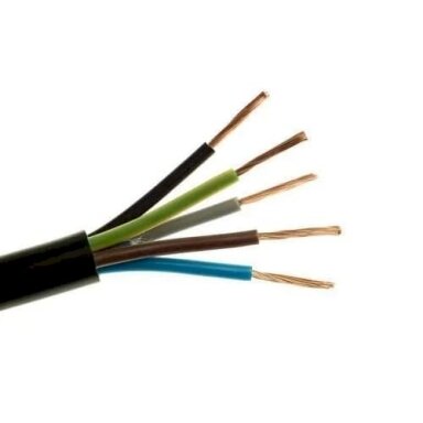 Kabelis H05RR-F 5x4mm2 Elpar (1 m.)