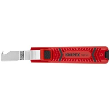 Kabelio nužievintojas Knipex 16 20 165 SB (Ø8–28mm, su peiliu) Kabelio nužievintojas Knipex 16 20 165 SB (Ø8–28mm, su peiliu)