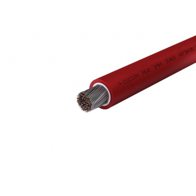 Kabelis SOLAR H1Z2Z2K 1x4 (raudonas, Dca, 1 m) Kabelis SOLAR H1Z2Z2K 1x4 (raudonas, Dca, 1 m)