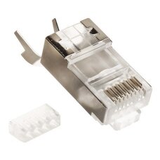 Kištukas RJ45 Cat.7 (S/FTP, 8c8p, modulinis) Kištukas RJ45 Cat.7 (S/FTP, 8c8p, modulinis)