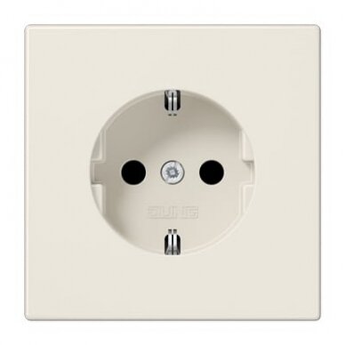 Kištukinis lizdas su įžeminimu JUNG LS1520 (dramblio kaulo spalvos, 16A/250V) Kištukinis lizdas su įžeminimu JUNG LS1520 (dramblio kaulo spalvos, 16A/250V)