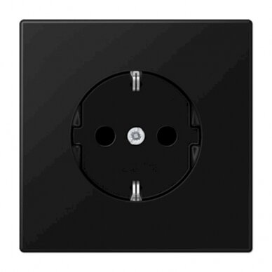 Kištukinis lizdas su įžeminimu JUNG LS1520SWM (juodas, matinis, 16A/250V) Kištukinis lizdas su įžeminimu JUNG LS1520SWM (juodas, matinis, 16A/250V)