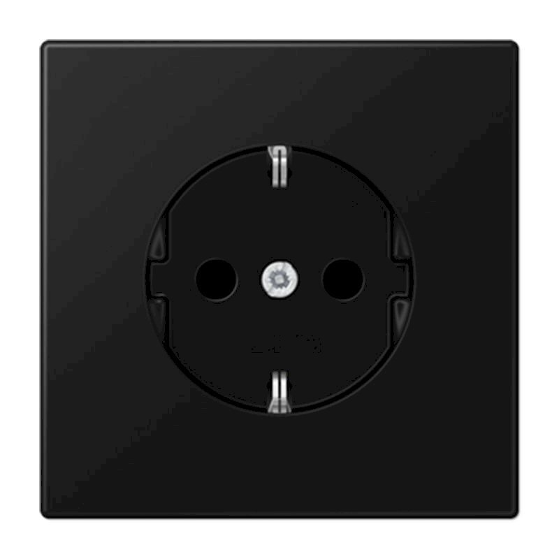 Kištukinis lizdas su įžeminimu JUNG LS1520SWM (juodas, matinis, 16A/250V) Kištukinis lizdas su įžeminimu JUNG LS1520SWM (juodas, matinis, 16A/250V)