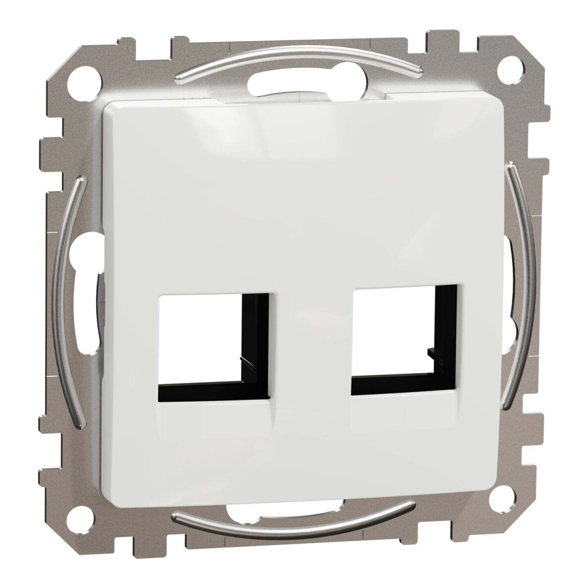 Kompiuterinio lizdo dangtelis 2×RJ45 Schneider Electric Sedna Design SDD111444C (baltas) Kompiuterinio lizdo dangtelis 2×RJ45 Schneider Electric Sedna Design SDD111444C (baltas)