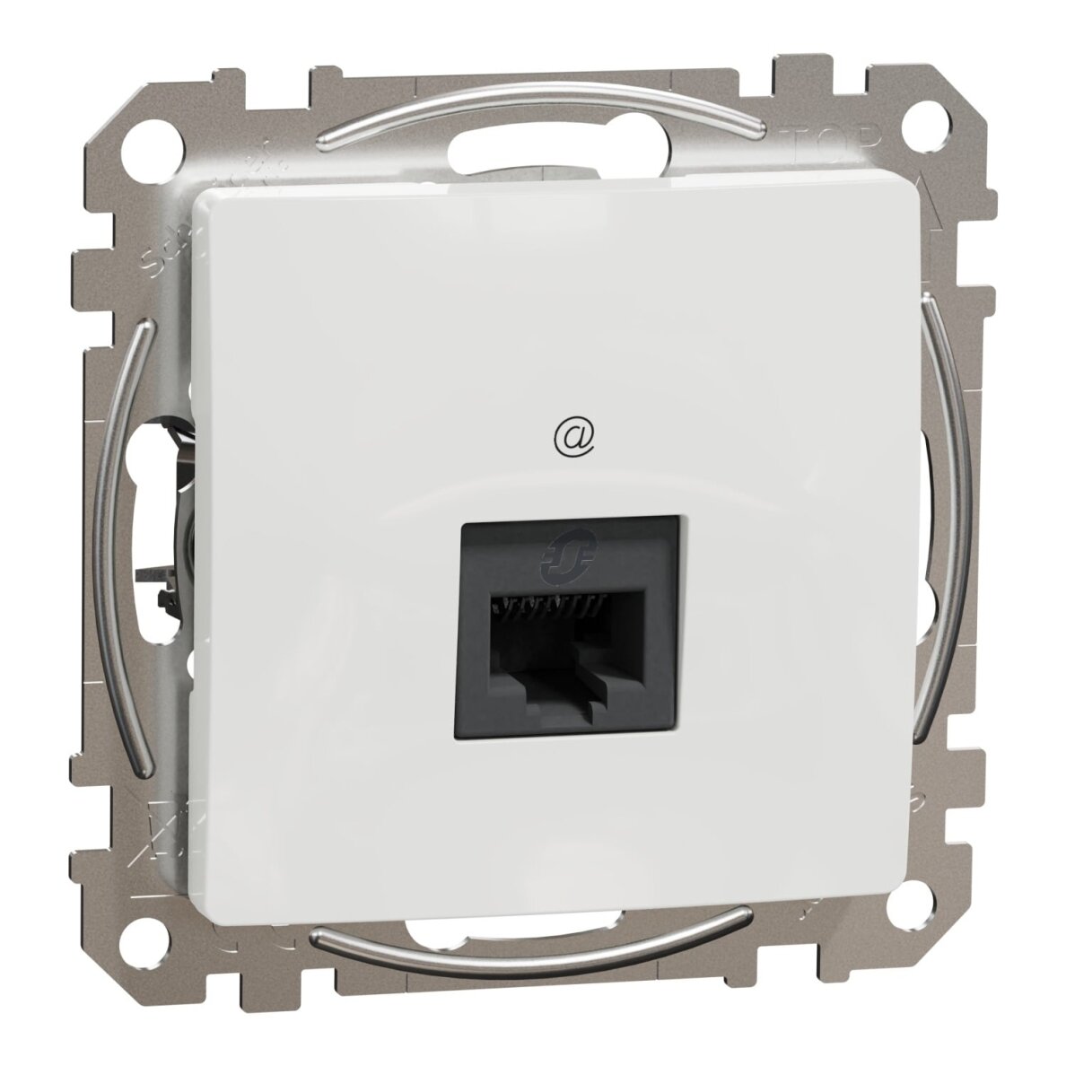 Kompiuterinis lizdas 1xRJ45 Schneider Sedna SDD111451 (baltas)