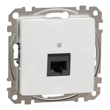Kompiuterinis lizdas 1xRJ45 Schneider Sedna SDD111451 (baltas)