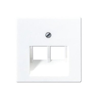 Kompiuterinio lizdo apdaila JUNG A569-2BFPLUAWW (balta, 2xRJ45)