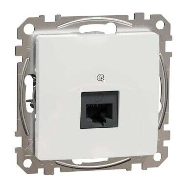 Kompiuterinis lizdas 1xRJ45 UTP cat.6 Schneider Electric Sedna Design SDD111461 (baltas)