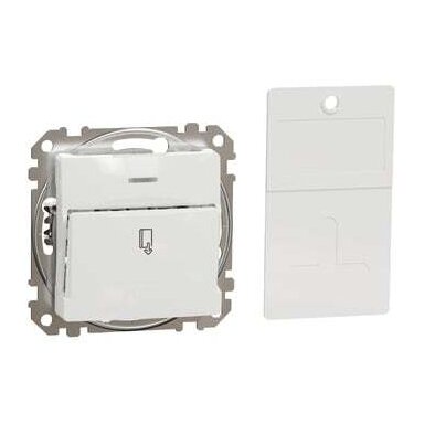 Kortelinis jungiklis Schneider Electric Sedna Design SDD111121 (baltas)