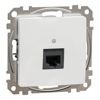 Kompiuterinis lizdas 1xRJ45 Schneider Sedna SDD111451 (baltas) Kompiuterinis lizdas 1xRJ45 Schneider Sedna SDD111451 (baltas)