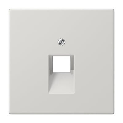 Kompiuterinio lizdo apdaila JUNG LS969-1UALG (pilka, 1xRJ45)