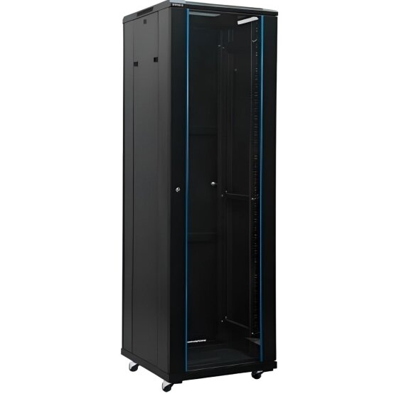 Komutacinė spinta 19\'\' pastatoma 42U 600x600x2055mm (juoda, nesurinkta, IP20) A2-6642 Komutacinė spinta 19\'\' pastatoma 42U 600x600x2055mm (juoda, nesurinkta, IP20) A2-6642