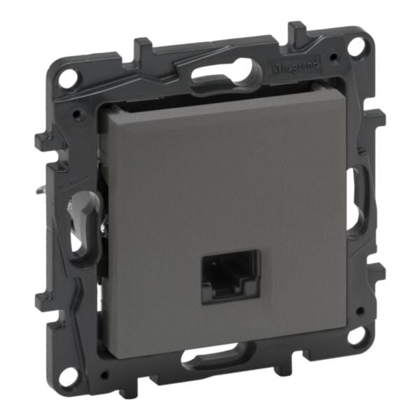 Kompiuterinis lizdas 1xRJ45 UTP Cat.6 Legrand Niloe Step 863463 (pilkas) Kompiuterinis lizdas 1xRJ45 UTP Cat.6 Legrand Niloe Step 863463 (pilkas)