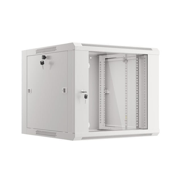 Komutacinė spinta 19\'\' pakabinama 12U 600x450x635 (surinkta)
