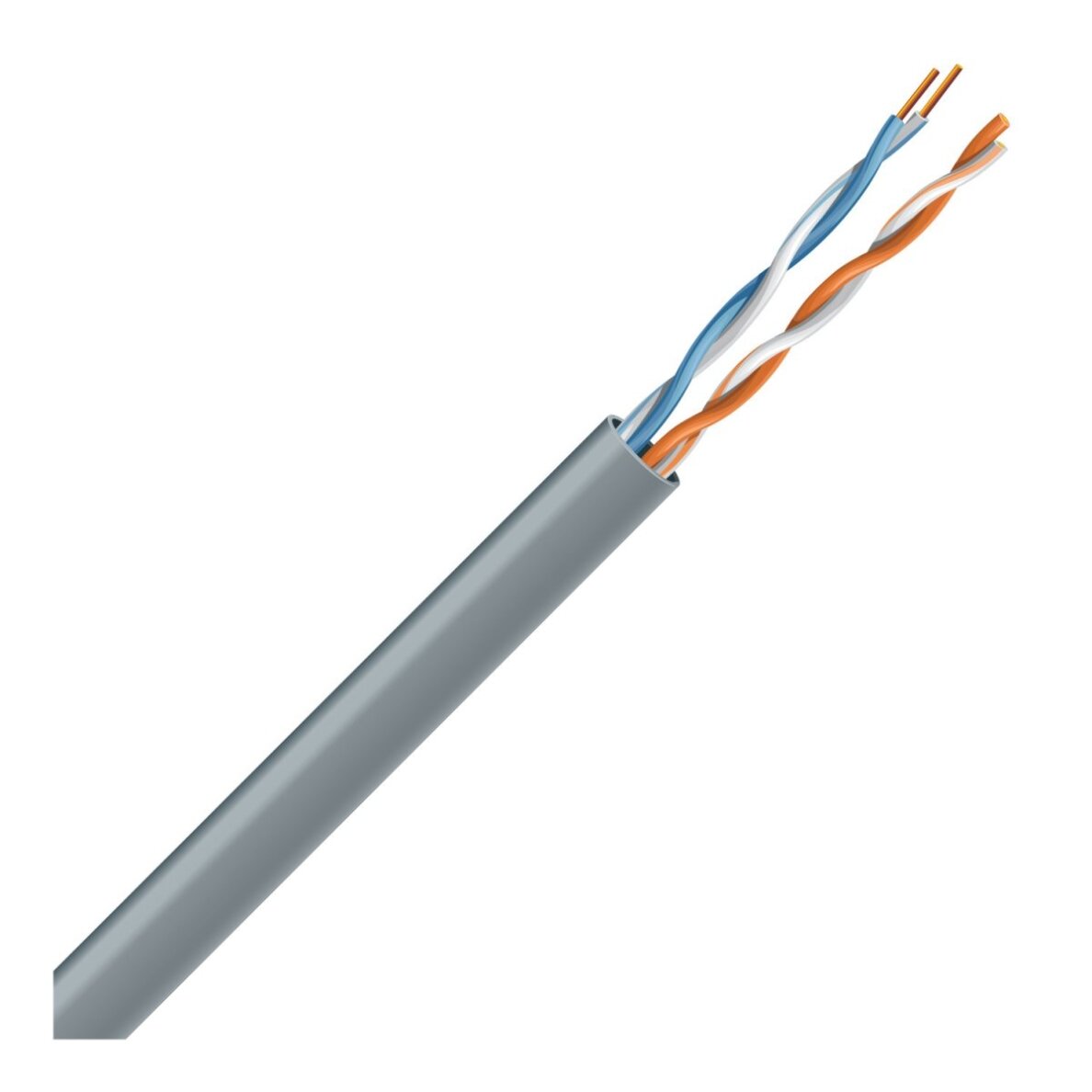 LAN tinklo kabelis ECG FTP 6 (vidaus, ekranuotas, PVC/LSZH, 305m, 23AWG/0,56mm, B2ca(s1,d1,a1)) LAN tinklo kabelis ECG FTP 6 (vidaus, ekranuotas, PVC/LSZH, 305m, 23AWG/0,56mm, B2ca(s1,d1,a1))
