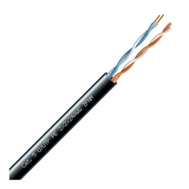 LAN tinklo kabelis ECG UTP 5e (lauko, PE, 305m, Fca) LAN tinklo kabelis ECG UTP 5e (lauko, PE, 305m, Fca)