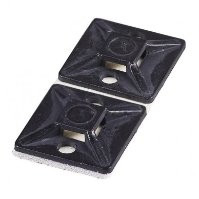 Lipni aikštelė dirželiams HAUPA 262163 (100vnt, juoda, 28x28) Lipni aikštelė dirželiams HAUPA 262163 (100vnt, juoda, 28x28)