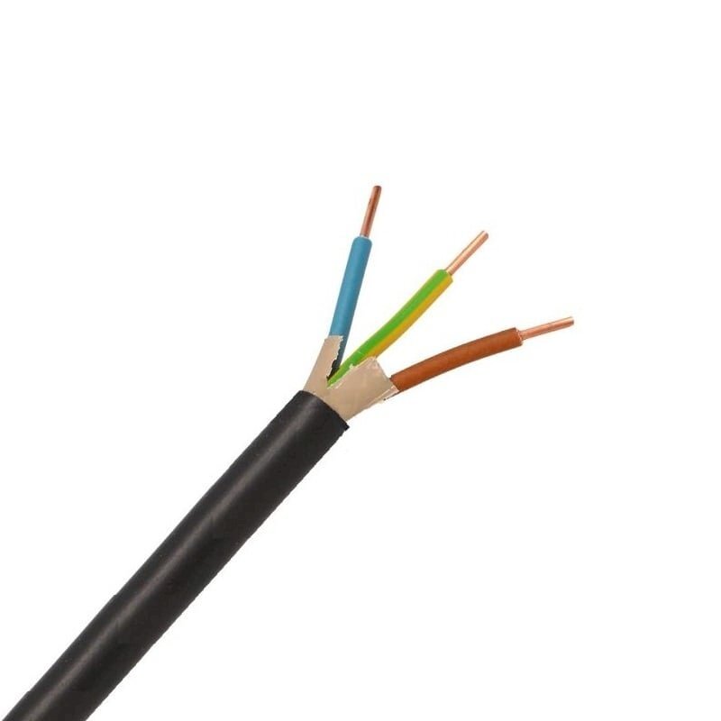 Lietkabelis CYKY 3x6 mm2 jėgos kabelis (1 m) Lietkabelis CYKY 3x6 mm2 jėgos kabelis (1 m)