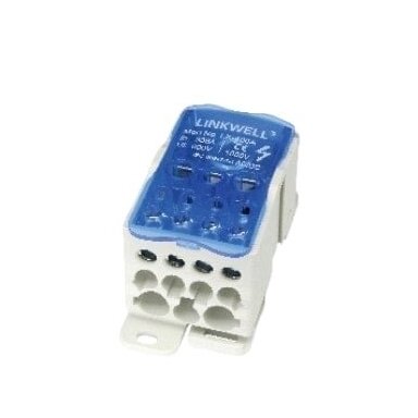 LK gnybtas 500A (In: 4x15 5x0.8 - 8x24x1, Out: 2x6-50mm² 5x2.5-25mm² 4x2.5-16mm²)