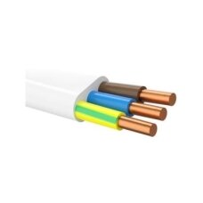 Maitinimo kabelis NKT HDXSP-J 3x1.5 (varinis, monolitas, XLPE, Dca, baltas, 100m) Maitinimo kabelis NKT HDXSP-J 3x1.5 (varinis, monolitas, XLPE, Dca, baltas, 100m)