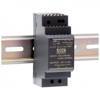 Maitinimo blokas 2A/12V ant DIN bėgelio HDR-30-12 Maitinimo blokas 2A/12V ant DIN bėgelio HDR-30-12