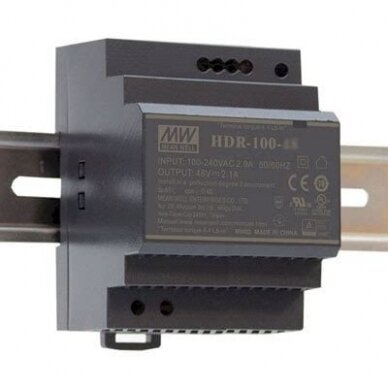 Maitinimo blokas 7.5A/12V ant DIN bėgelio HDR-100-12 Maitinimo blokas 7.5A/12V ant DIN bėgelio HDR-100-12