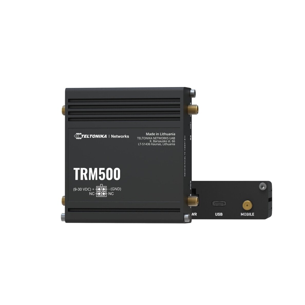 Modemas Teltonika TRM500 (5G, LTE Cat19) Modemas Teltonika TRM500 (5G, LTE Cat19)